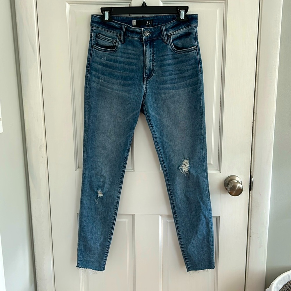 Size 4, Kut From The Kloth Connie High Rise Ankle Skinny